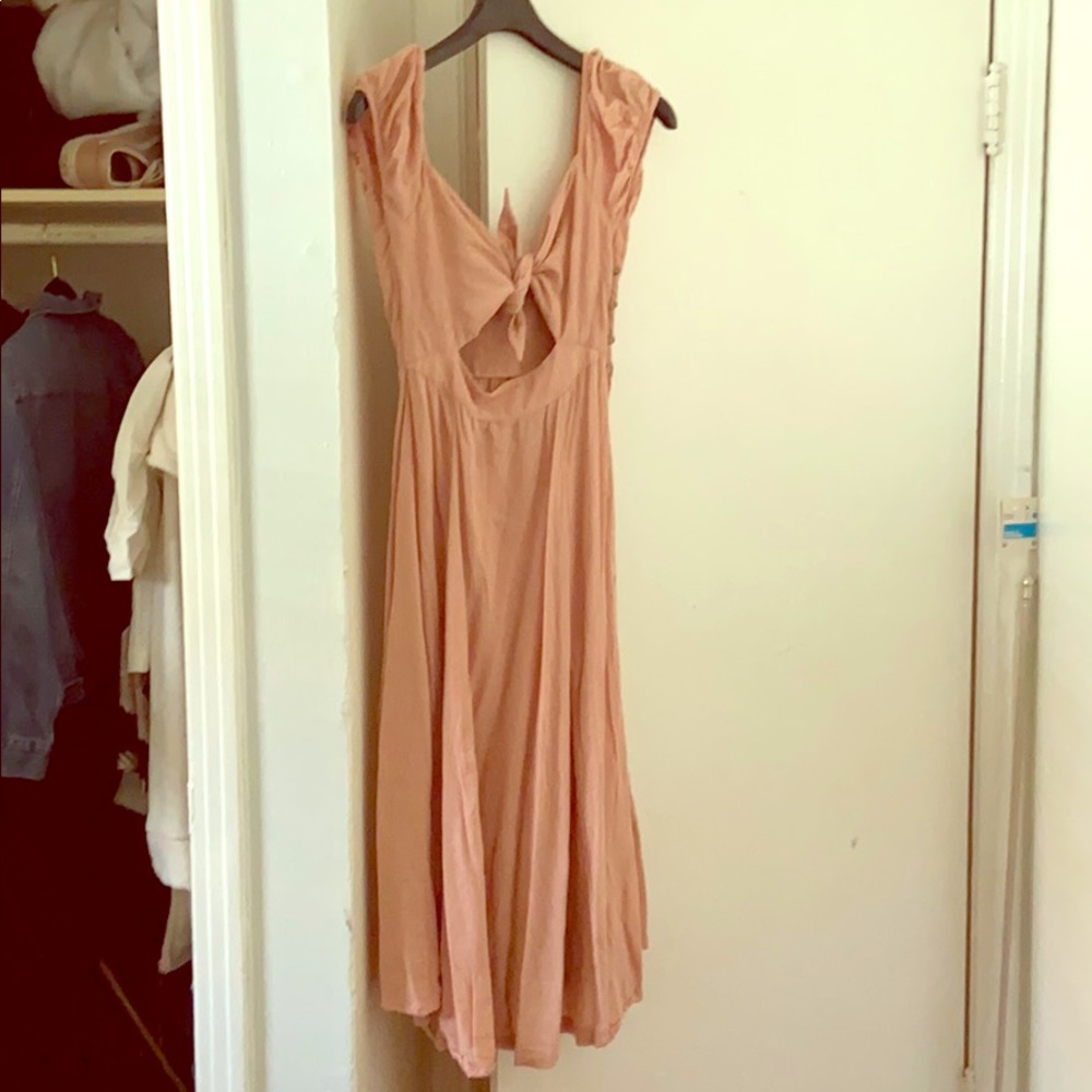 Free People Blush Linen Dress